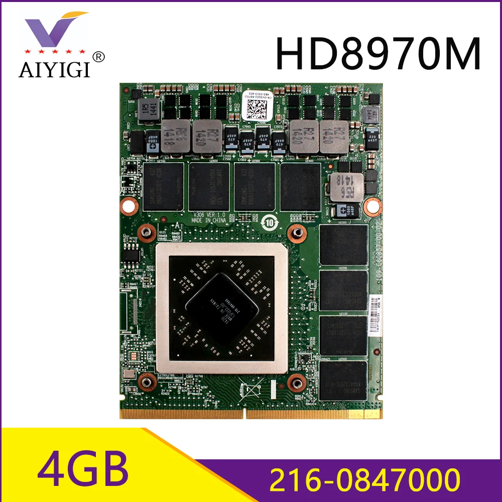 Видеокарта Radeon HD8970 HD8970M GDDR5 4 Гб с X кронштейном 216 0847000 для Dell Alienware M15X M17X M18X HP 8770 Вт