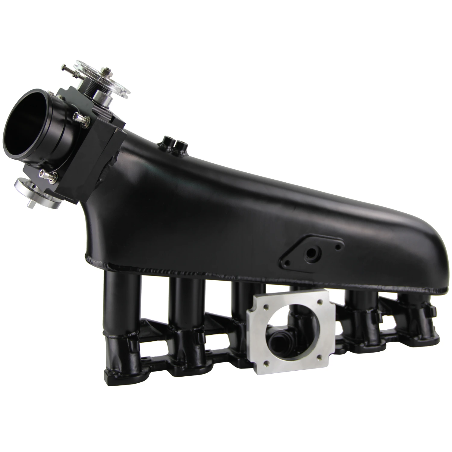 New Intake Manifold Plenum + Universal 80mm Throttle body Fits For BMW E30 M20 320i / 325i 1987