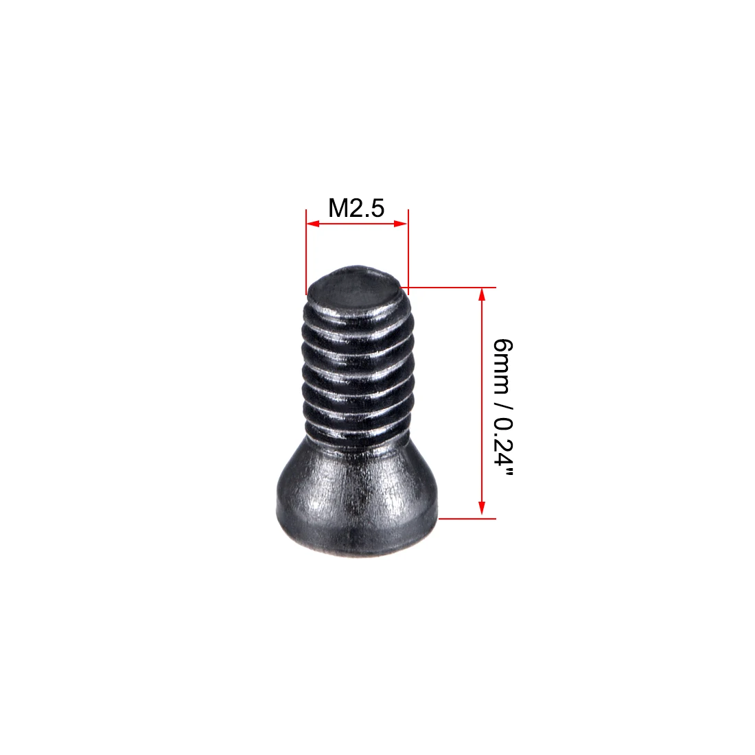 Uxcell M2.5x6mm Torx винты для замены твердосплавные вставки токарный станок с ЧПУ 12,9 класса углеродистая сталь 20 шт