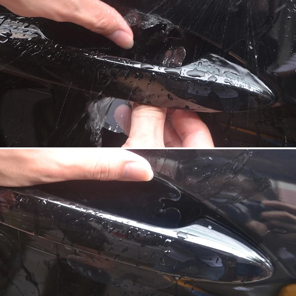 4 шт. универсальные прозрачные защитные пленки от царапин на дверных ручках