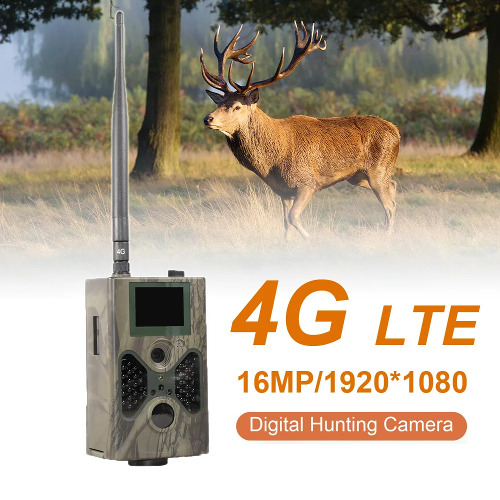 

Photo Trap HC 330LTE 4G Trail Camera Thermal imager for Hunting Camera 16MP 1080P SMTP SMS Infrared Wild Thermal imager Camera