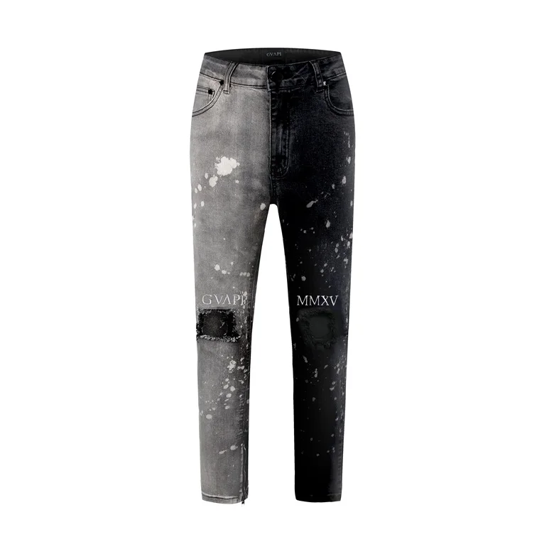 GUAPI GVAPI MMXV FUSION DENIM V1 мужские джинсы Брендовые байкерские узкие брюки|Джинсы| |
