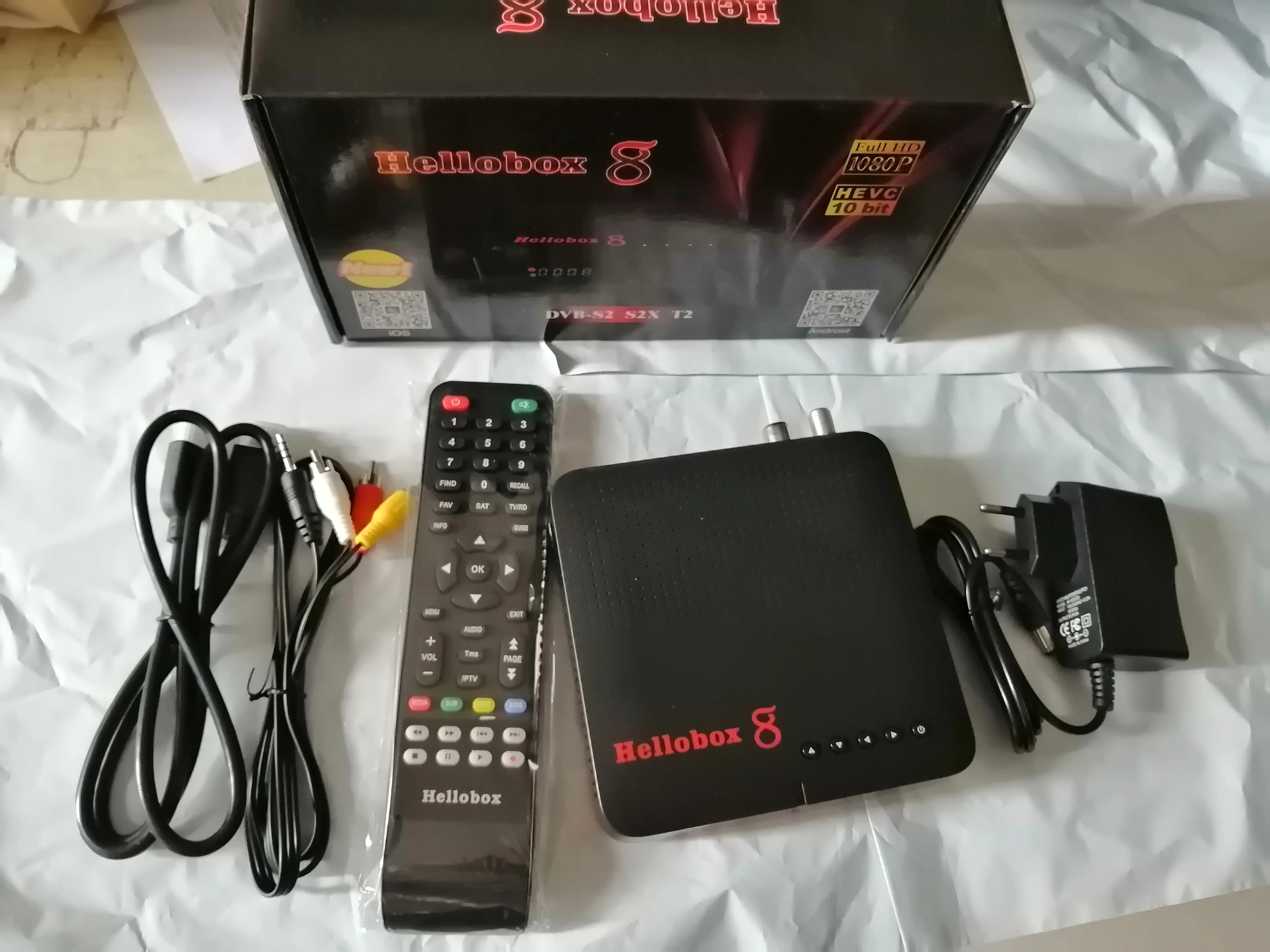 Hellobox 8 новая версия спутниковый ресивер DVB T2 DVBS2 комбинированная ТВ приставка с
