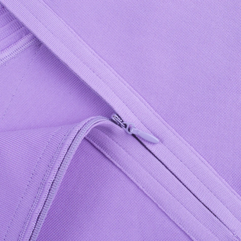 Ново Vestido De Bandagem De Verão Violeta пикантные профундо Decote Em V платье на бретелях повязки облегающие Клубные вечерние платья