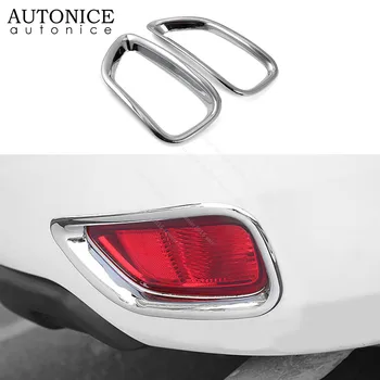 

2pc Chrome Rear Fog Light Lamp Cover Trim Garnish Fit For Nissan Patrol Y62 2012 2013 2014 2015 2016 2017 2018 2019