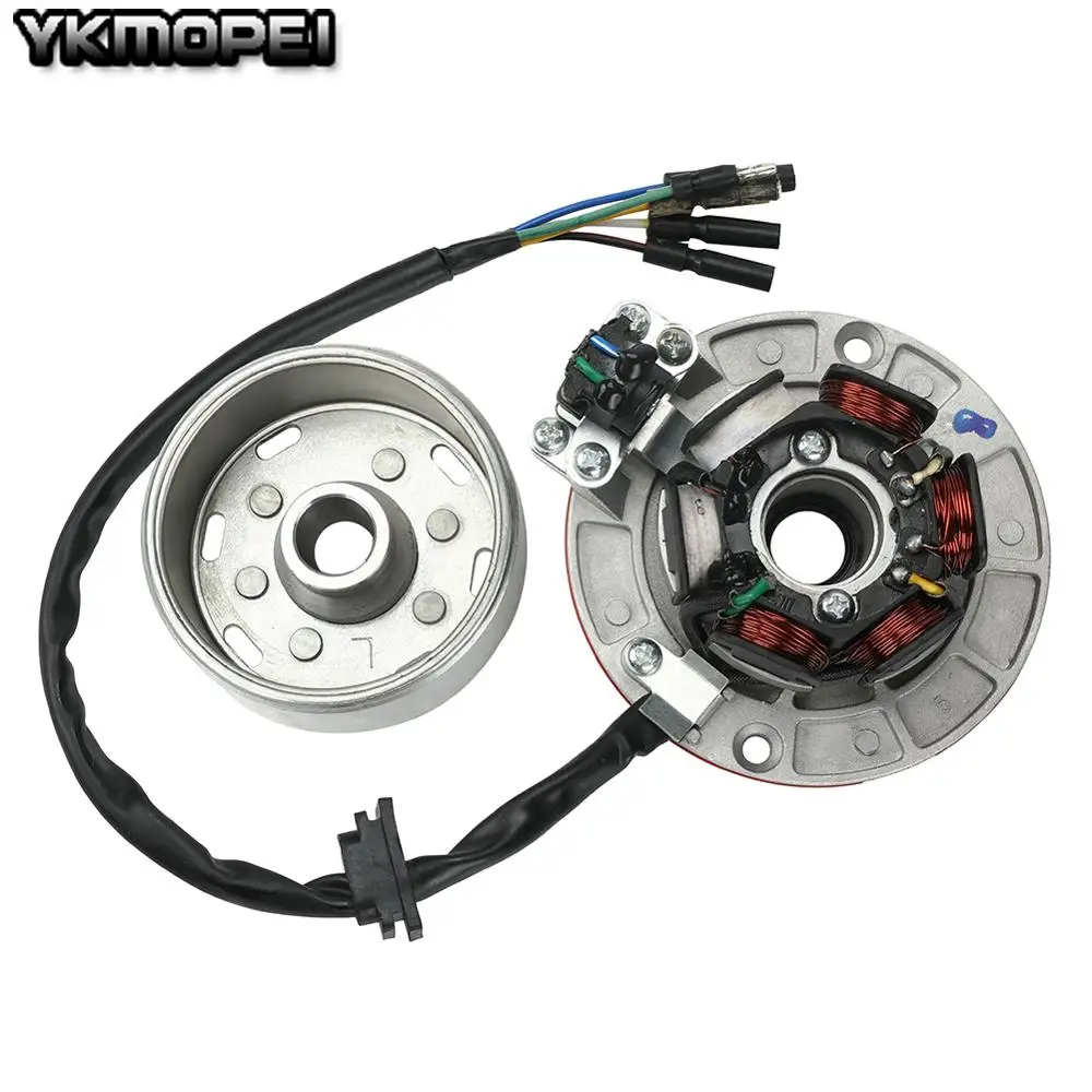 YX 12V AC Ignition Magneto Stator Flywheel kit With Light For Yinxiang 140cc 150cc 160cc KAYO BSE SDG SSR Pitsterpro Dirt Bike