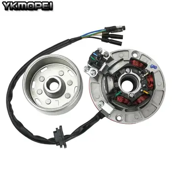 

YX 12V AC Ignition Magneto Stator Flywheel kit With Light For Yinxiang 140cc 150cc 160cc KAYO BSE SDG SSR Pitsterpro Dirt Bike
