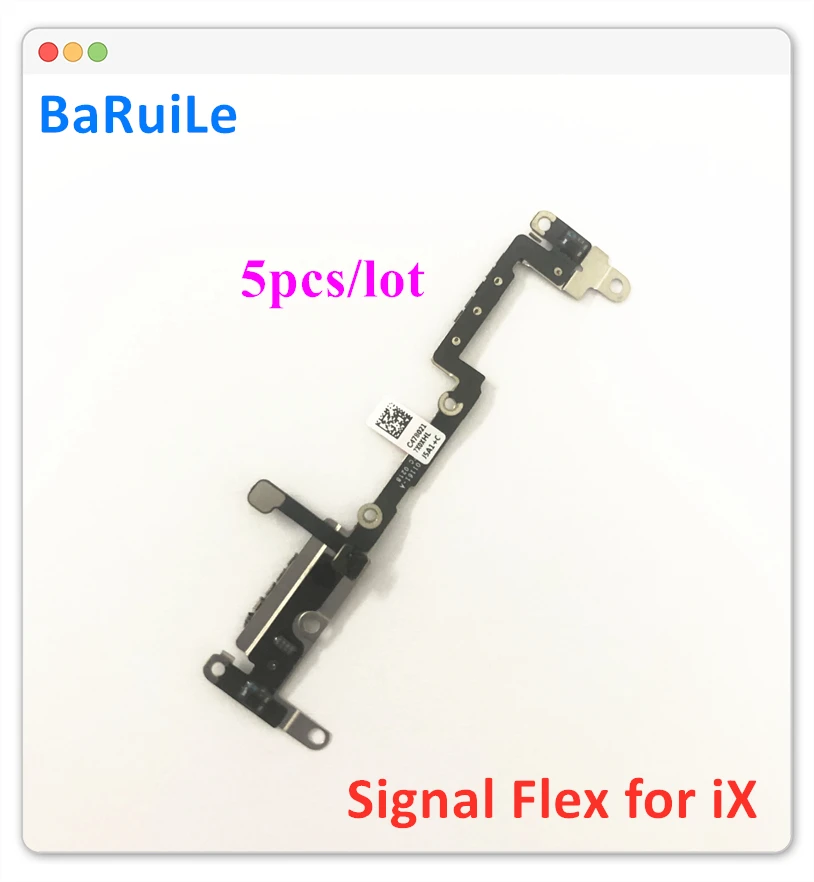 BaRuiLe 5pcs Wifi Bluetooth Antenna Signal Flex Cable for iPhone X XR on Charging Ribbon Replacement Parts | Мобильные телефоны и