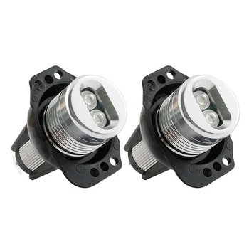 

Blue Angel Eye bulbs Car Auto Replacement 2pcs LED Halo Ring For BMW E90 E91