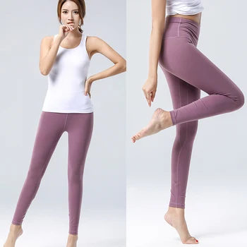 

New Style Women Fitness Pants High Waist Stretchy Slim Fit Breathable Yoga Leggings for Gym