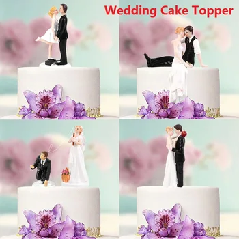 

Style Cake Toppers Wedding Cake Decoration Bride&Groom Bride&Groom Elegant Gift Wedding Accessories Wedding Party Figurine
