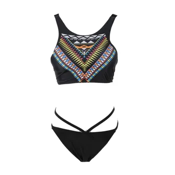 

2pcs Women's Push Up Homewear Padded Swimwear Sexy Bra Bandage Set Outside Set