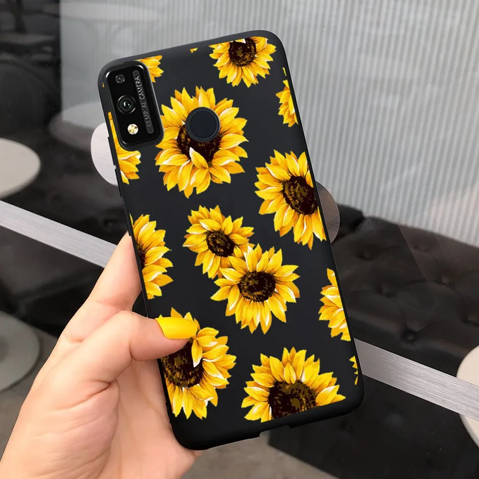 Floral Silicone Phone Case - Soft Protective Cover