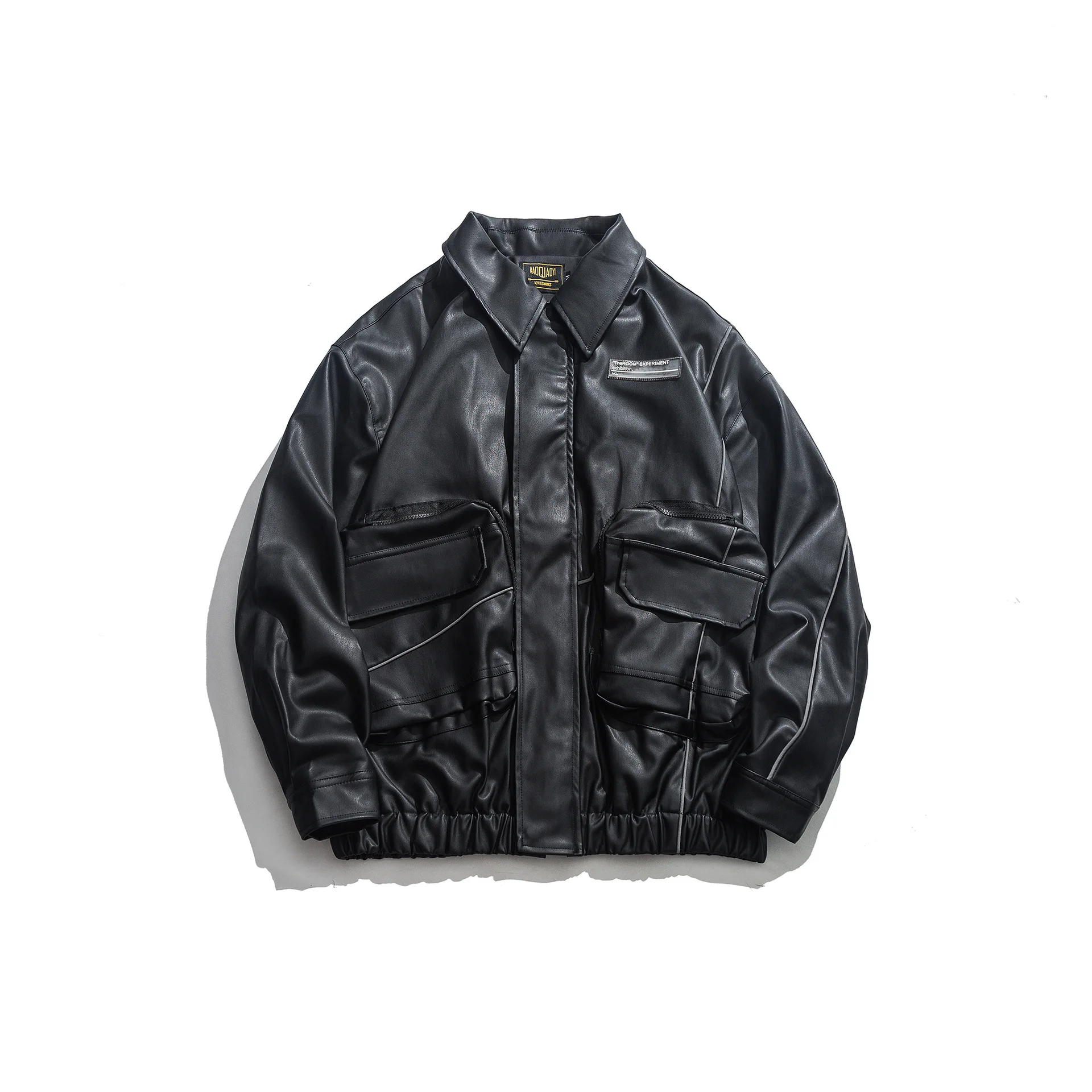 

City Where the Product 2019 Autumn New Style Men Origional Popular Brand Leather Jacket MEN'S Leather Coat Teenager