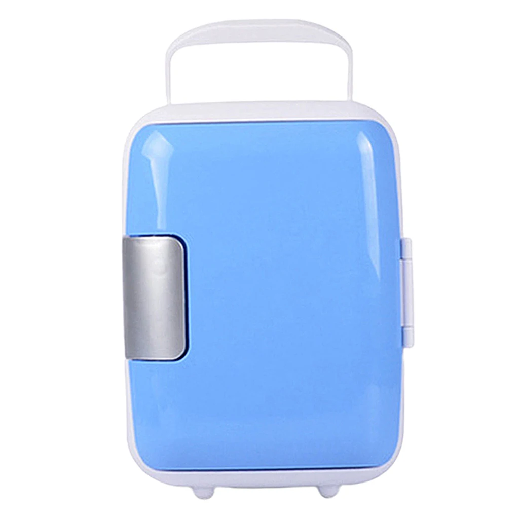 4L Mini Fridge Cooler and Warmer Car Refrigerator Food Drink Milk Skincare Storage Fridge for Car Travel Dorm Camping, 12v