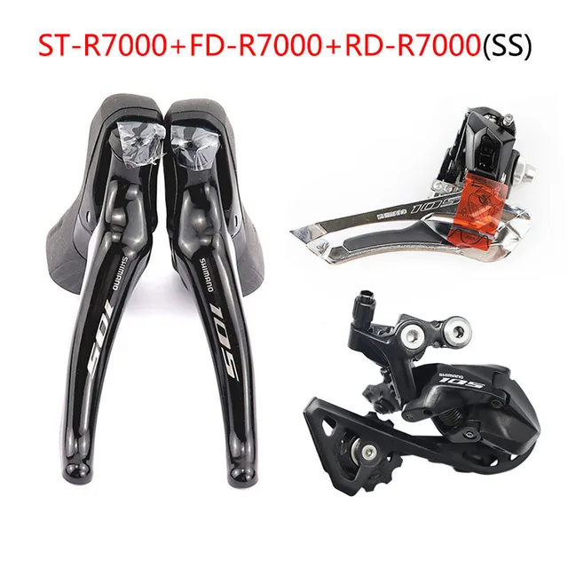 SHIMANO 105 R7000 Groupset 2x11 Speed R7000 Derailleurs Road Bicycle ST+FD+RD DualControl Lever