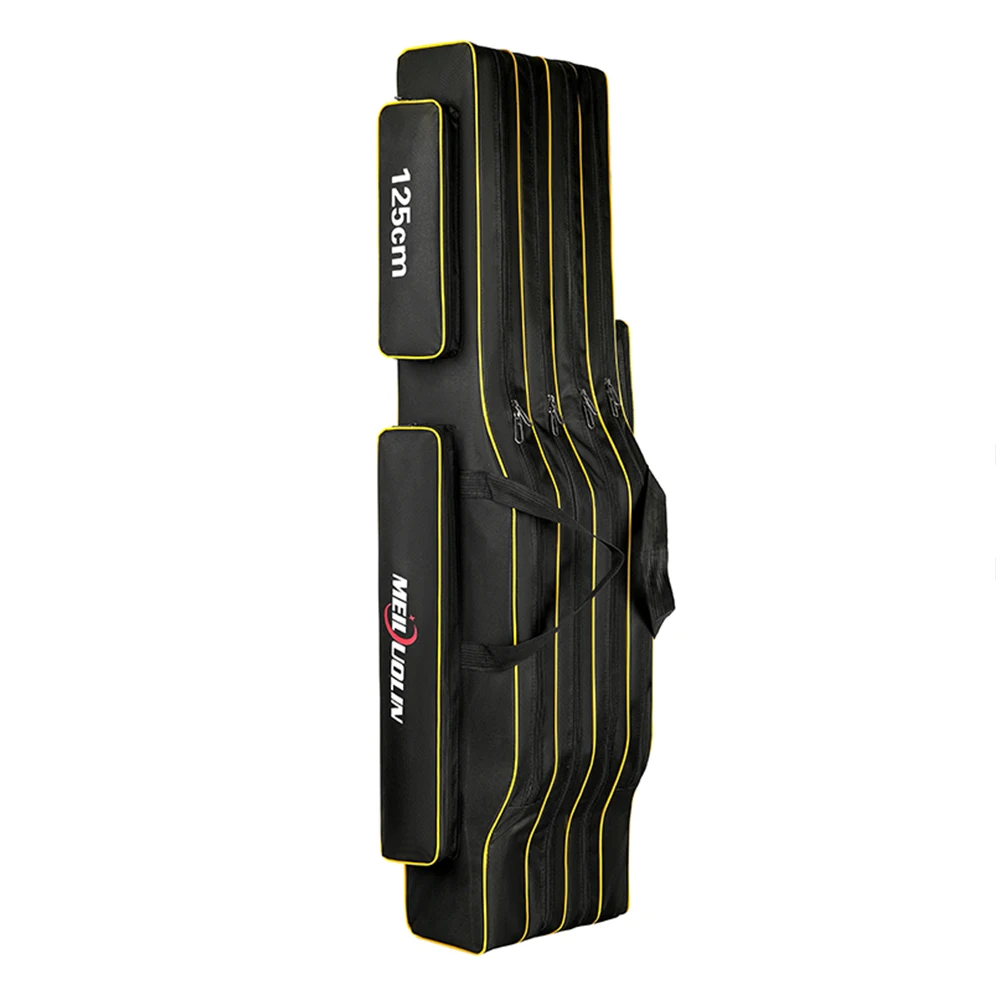 3/4 Layers Fishing Rod Bag Carrier Fishing Reel Pole Gear Tackle Tool Carry Case Travel Bag Fishing Rod Cover 70-125M  X2778G