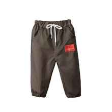 New Spring Kids Fashion Clothes Baby Boys Girls Cotton Elastic Band Pants Infant Autumn Casual Trousers Kids Sports Clothing