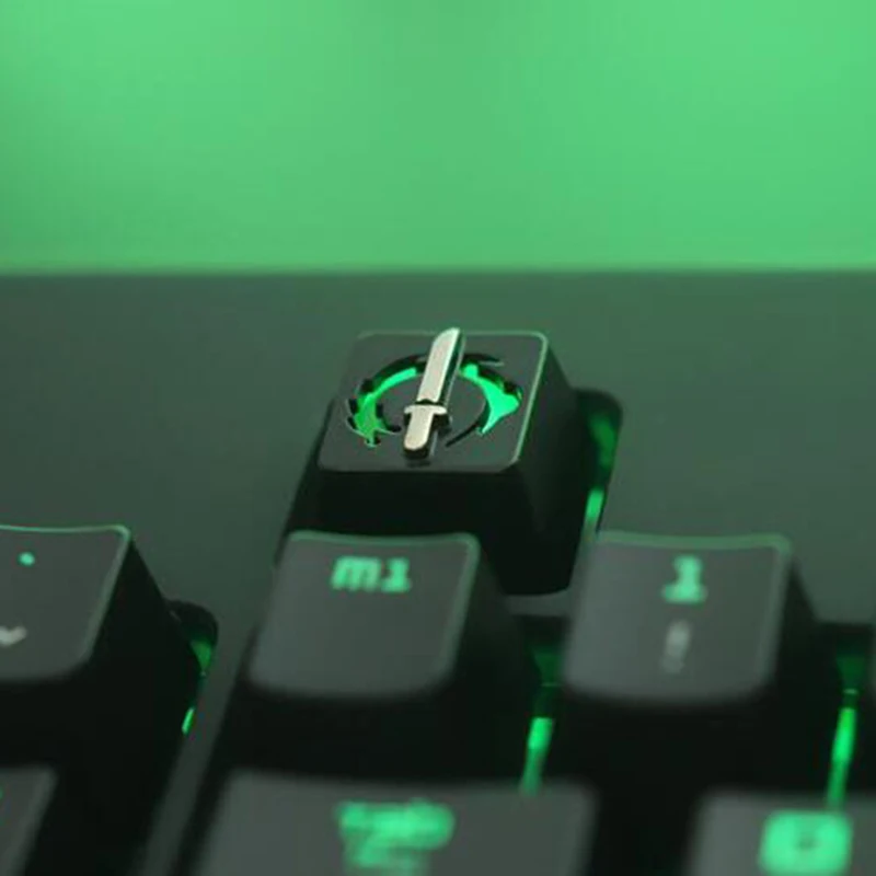 1 шт Overwatch Genji цинк-алюминиевый ключ колпачок механическая клавиатура колпачки для персонализации, для механической клавиатуры R4 высота