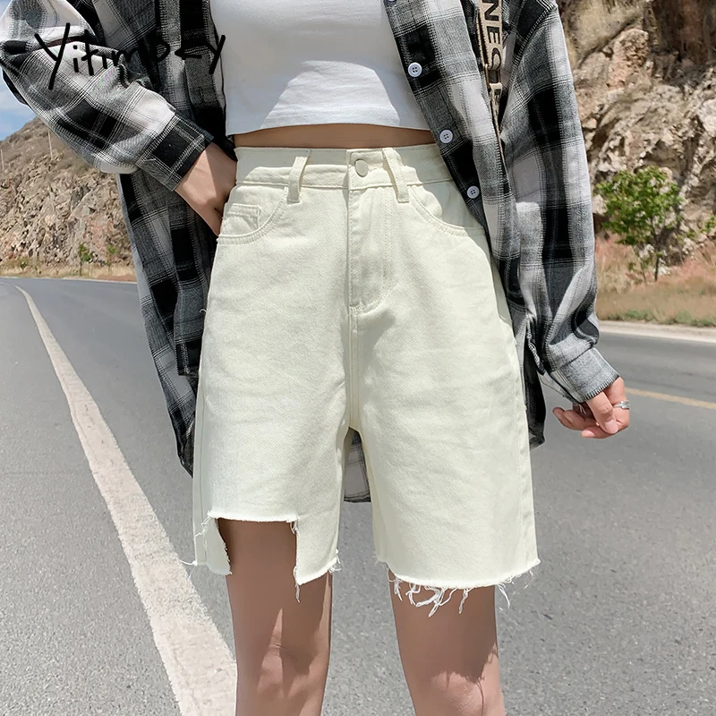 women shorts high waist New mom jeans 