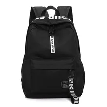 Повседневный Рюкзак из нейлона, Одноцветный студенческий рюкзак, рюкзак для путешествий, простая сумка на плечо