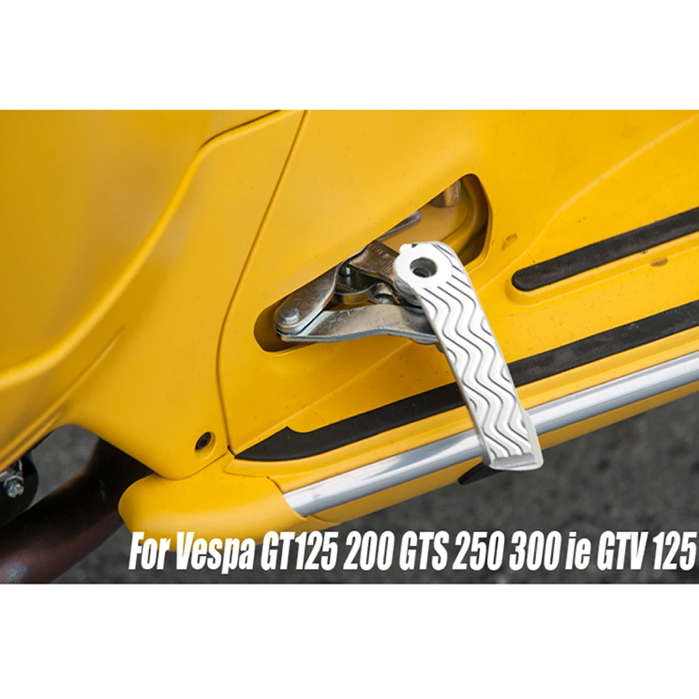Подножки для мотоцикла Vespa GT GTS GTV 125 200 250 300 300ie задние Пассажирские подножки черные