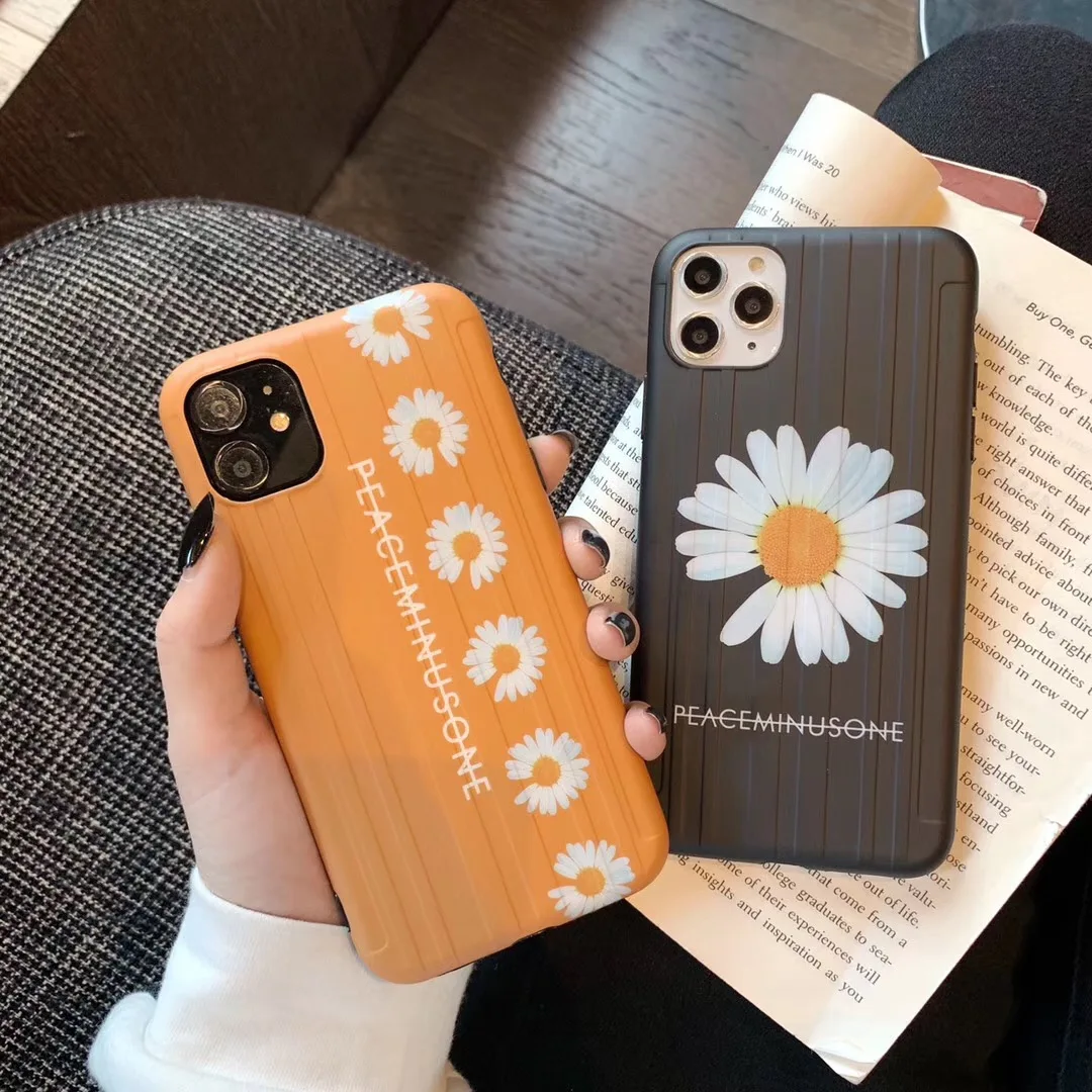Модный чехол для телефона G dragon peaceminusone x с фрагментами маргаритки iphone 7 8 plus 11 pro X Xs