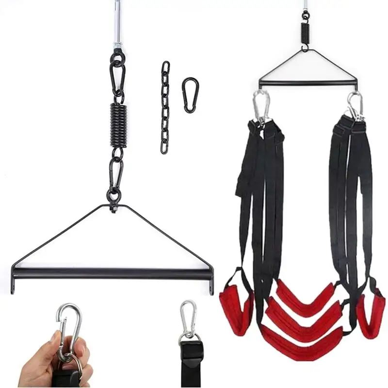 Couples Alternative Sex Game Hanging Door Sex Swing Metal Furniture Body Bondage Aid Products Restraint Swings Toys sex toys,sex swings