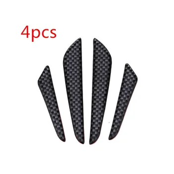 

4PCS Carbon Fiber Car Door Edge Guard Strip Scratch Protector Anti-collision Trim door edge Guard Stickers car styling