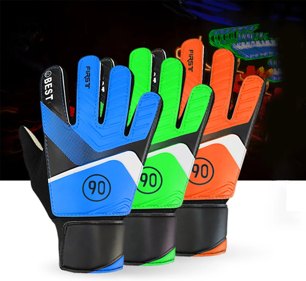 FDBRO/1 пара детских спортивных перчаток, перчатки на полный палец для детей и подростков, противоскользящие перчатки для рук, футбольные вратарские перчатки, распродажа