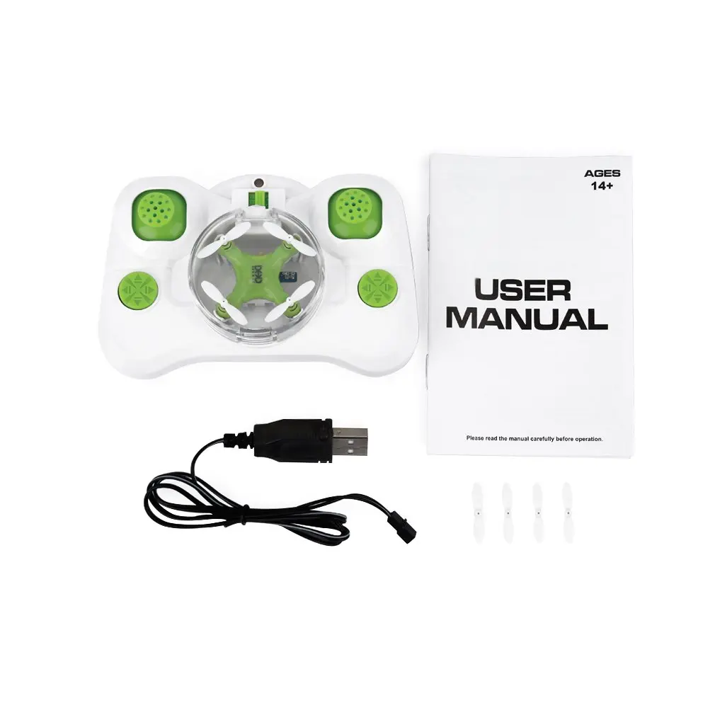 

Green Drone Mini 6 Axis RC Quadcopter Electric Helicopter for JJRC DHD D1 Exquisitely Designed Durable