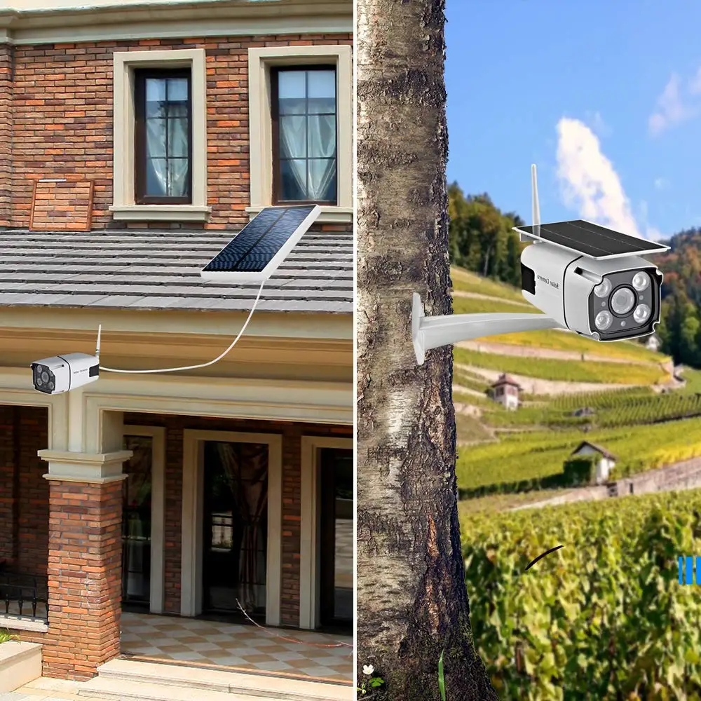 SDETER, камера безопасности на солнечных батареях, IP 1080 P, беспроводная, WiFi батарея, CCTV камера, открытый радар, обнаружение движения, ночное видение, P2P