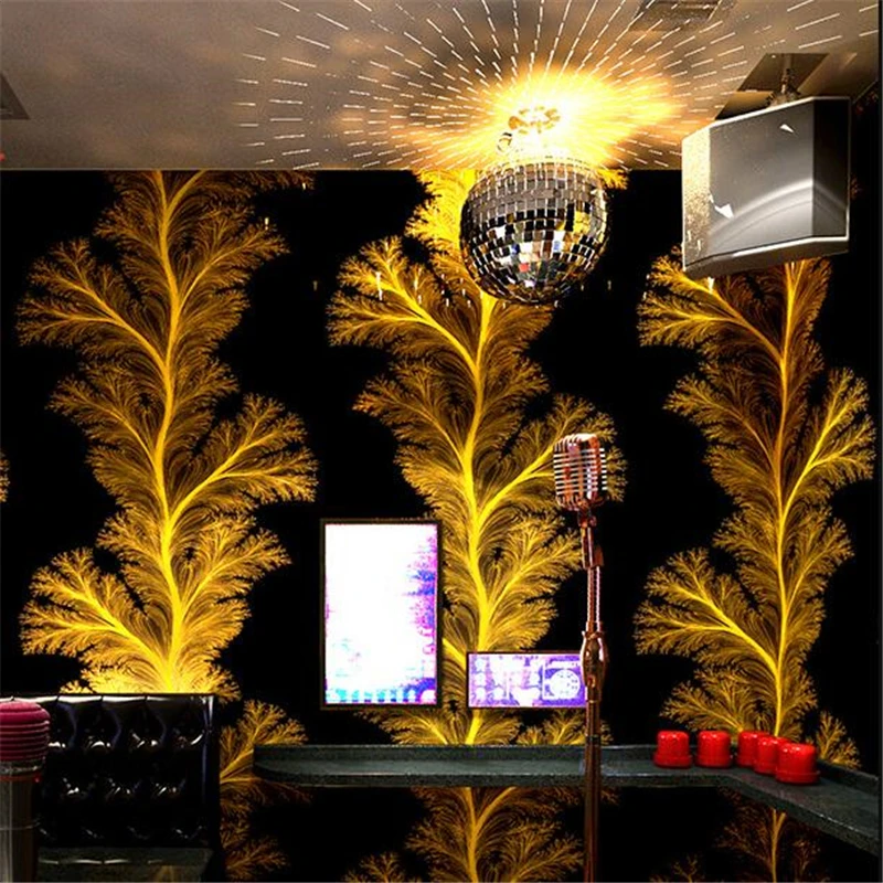 3d отражающий фон для концертного зала коридора и настенная бумага|wallpaper living