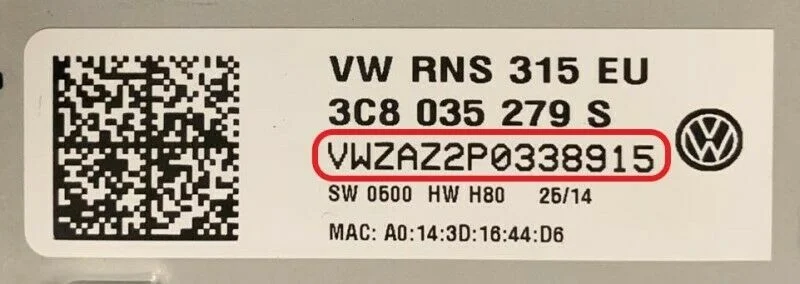 Калькулятор кодов разблокировки магнитол vw rcd 300