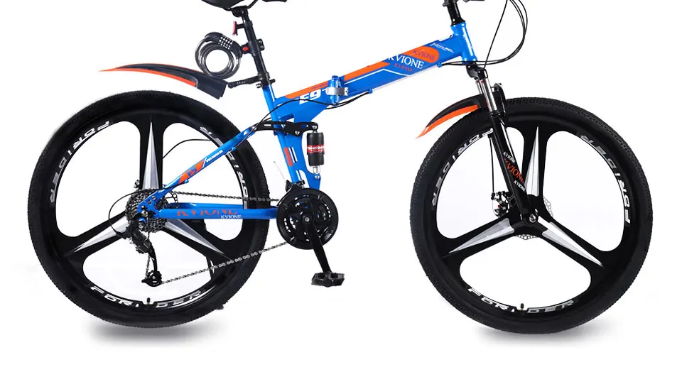 Excellent KVIONE E9 Mountain Bike 29 Inches 27 Speed for Men Women MTB Road Bicycle with High-carbon Steel Folding Bike Boys Bike 16 Excellent KVIONE E9 Mountain Bike 29 Inches 27 Speed for Men Women MTB Road Bicycle with High-carbon Steel Folding Bike Boys Bike 16