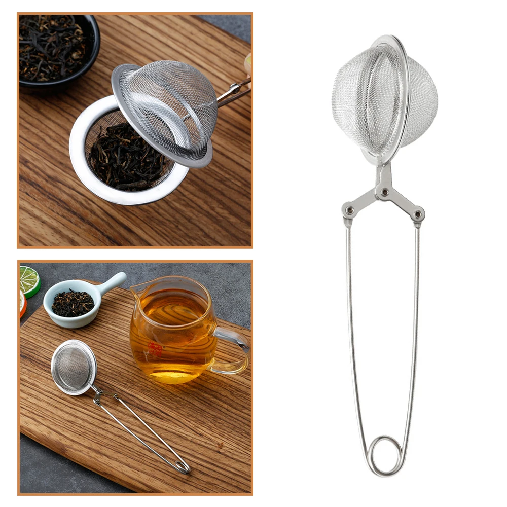 

Tea Infuser Bags For Spice Tea Ball Stainless Steel Tableware Sieve Drinkware Brewing Infusor Teaware Items Tools Tea Strainer