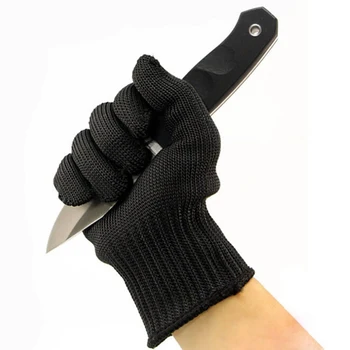 

1PC Cut Resistant Glove High Performance Level 5 Protection Steel Mesh Metal Wire Glove Safety Work Glove for Kitchen Garden