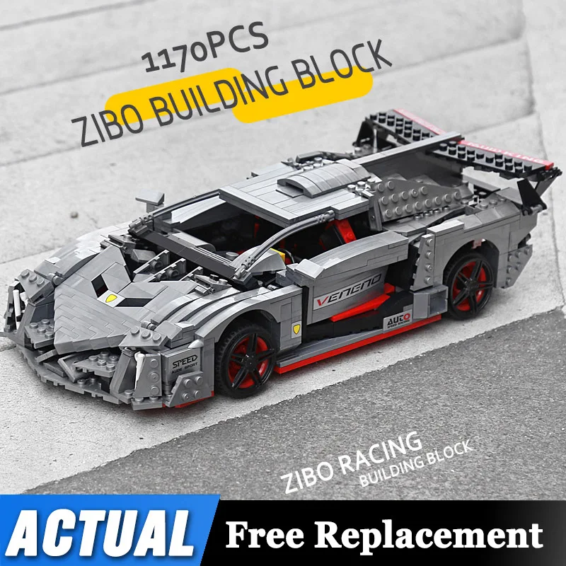 Совместимость с 20091 технические MOC-10574 Lamborghinis Veneno модель родстера конструкторных