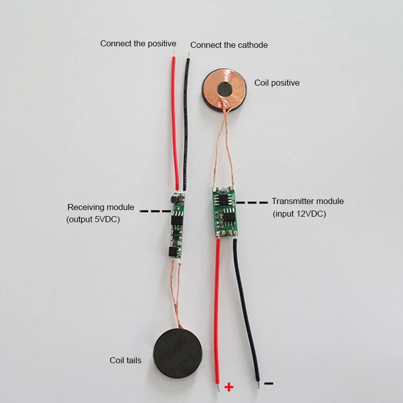 Беспроводной зарядный Модуль pcba комплект/Беспроводной Питание модуль(катушки внешний Диаметр 19 мм) с схема
