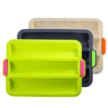 

Silicone Bread Mold Cake Mold Baking Bread French Baguette Mold Muffin Pizza Cake Mold kitchen Bakeware Tray Mould Baking Tool