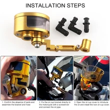 ЧПУ тормоза мотоцикла бак для жидкого топлива цистерна/кронштейн Поддержка для KTM, yamaha MT07 MT09 TMAX500 530 HONDA YZFR3 R25 Kawasaki