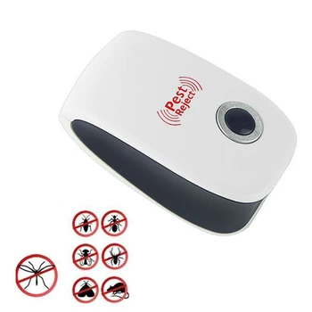

Mosquito Killer Pest Control Household Pest 1Pcs Pest Reject Ultrasound Mouse Cockroach Repeller Device Insect Rats Spiders Home