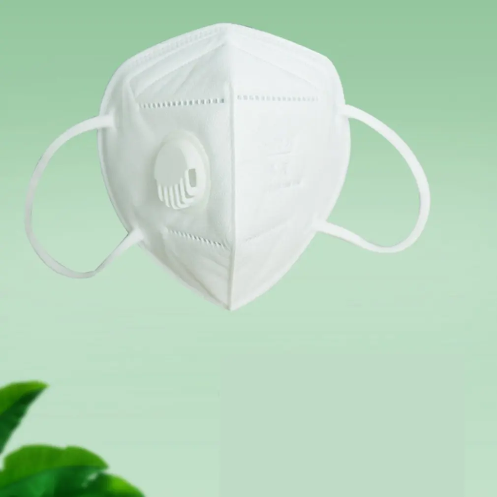 

10 Pcs Activated carbon folding mask with breathing valve pm2.5 anti-fog dustproof,industrial protection labor safety work mask