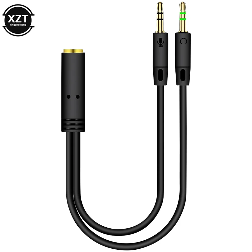 Cavo AUX Da 3,5 Mm Audio Maschio A 2 Femmine Stereo Adattatore Sdoppiatore A Y Microfono Auricolare Da 0,46 € | DHgate