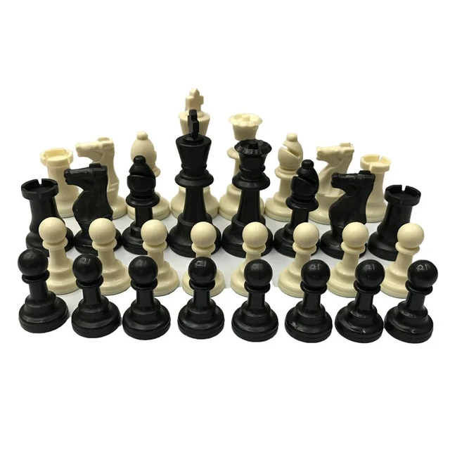 Resin Chess Pieces With Chess Board Chess Set 65/75/97mm Games Medieval  Chesses Set With 34cm/42cm/51cm Chessboard Board Games