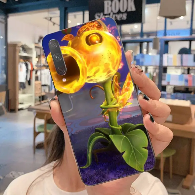 Мягкий резиновый чехол из ТПУ для телефона с растениями против Зомби Huawei Nova 6se 7 7pro