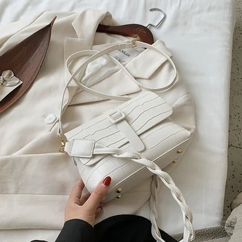 

2020 Women PU Leather Crossbody Bags For Women Small Solid Colors Shoulder Bag Female Handbags And Purses Sac A Main Femme
