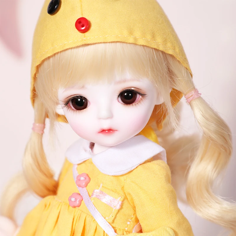 

Set BJD doll SD doll 1/6 female doll Cream marshmallow joint movable doll gift
