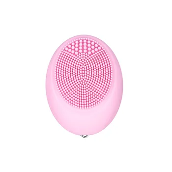 

Mini Waterproof Sonic Facial Cleaning Brush Silicone Face Cleaner Massager Electric Non-rechargeable Vibration Skin Scrubber 45
