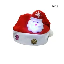 Декоративные принадлежности светодиодный светящийся Рождественский головной убор светящиеся вечерние головные уборы нетканые рождественские светящиеся аксессуары для шляпы